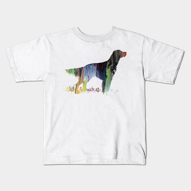 English Setter Kids T-Shirt by BittenByErmines